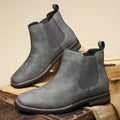 Kieran | Square Toe Pull-On Chelsea Boots for Men 8