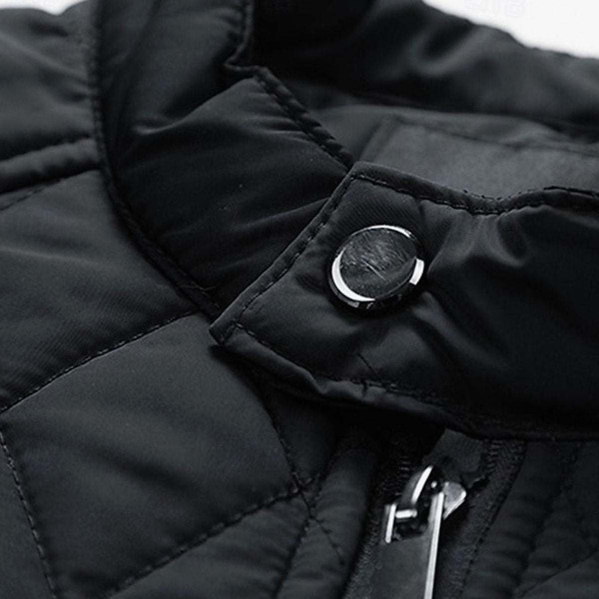 Alexander | Diamond-Quilted Stand-Collar Jacket for Men