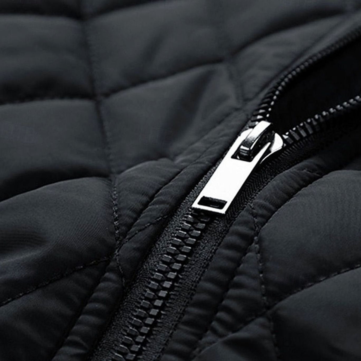 Alexander | Diamond-Quilted Stand-Collar Jacket for Men
