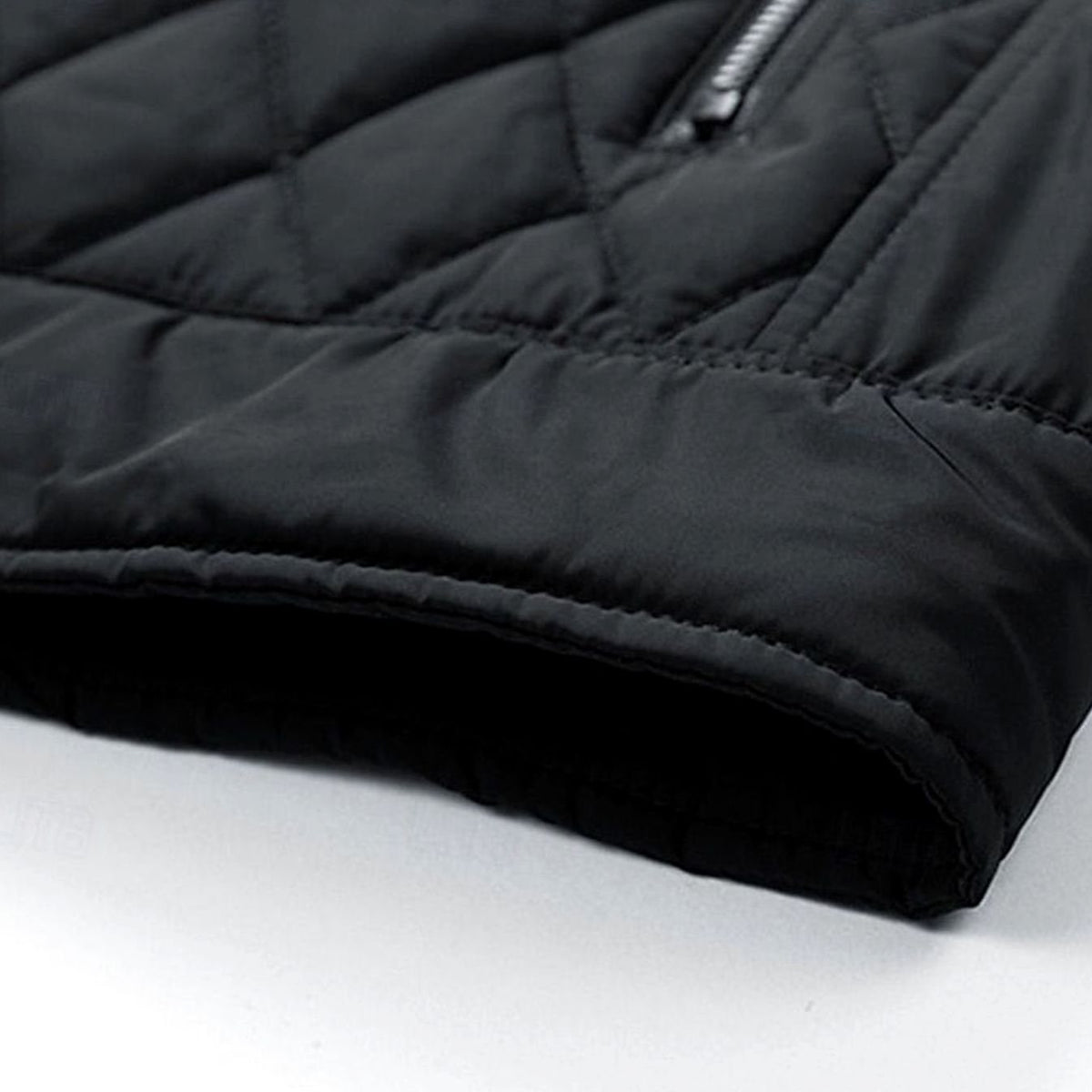 Alexander | Diamond-Quilted Stand-Collar Jacket for Men