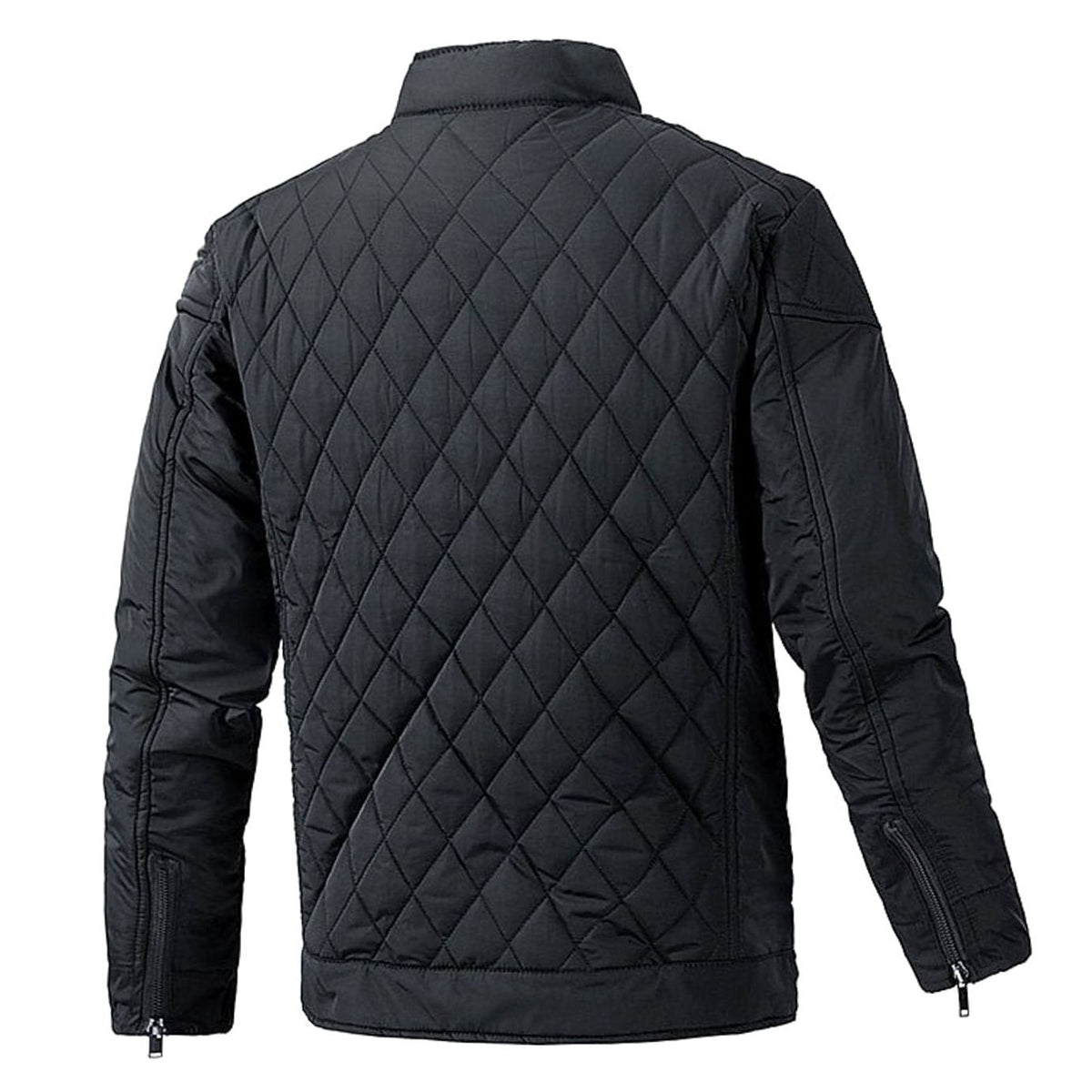 Alexander | Diamond-Quilted Stand-Collar Jacket for Men