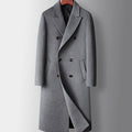 Henry | Double-Breasted Long Wool Overcoat for Men 4