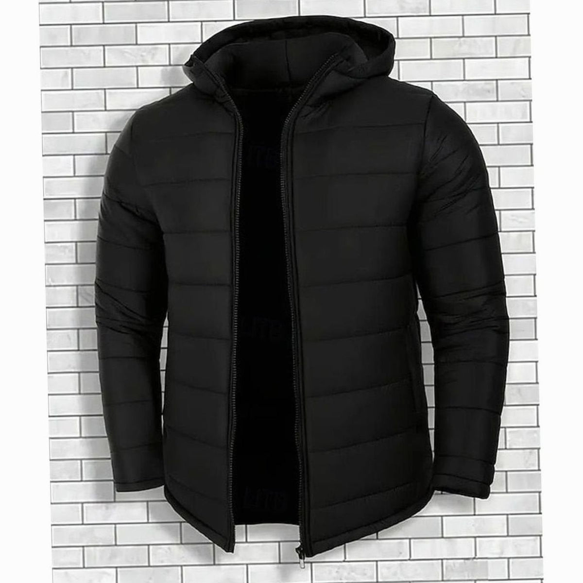 Oliver | Hooded Coated Quilted Puffer Jacket for Men
