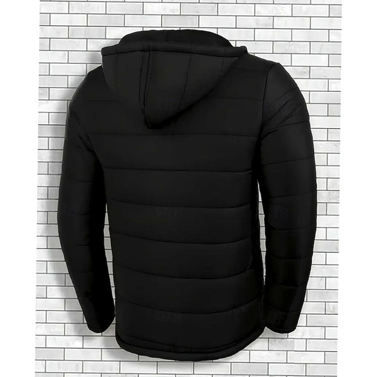 Oliver | Hooded Coated Quilted Puffer Jacket for Men