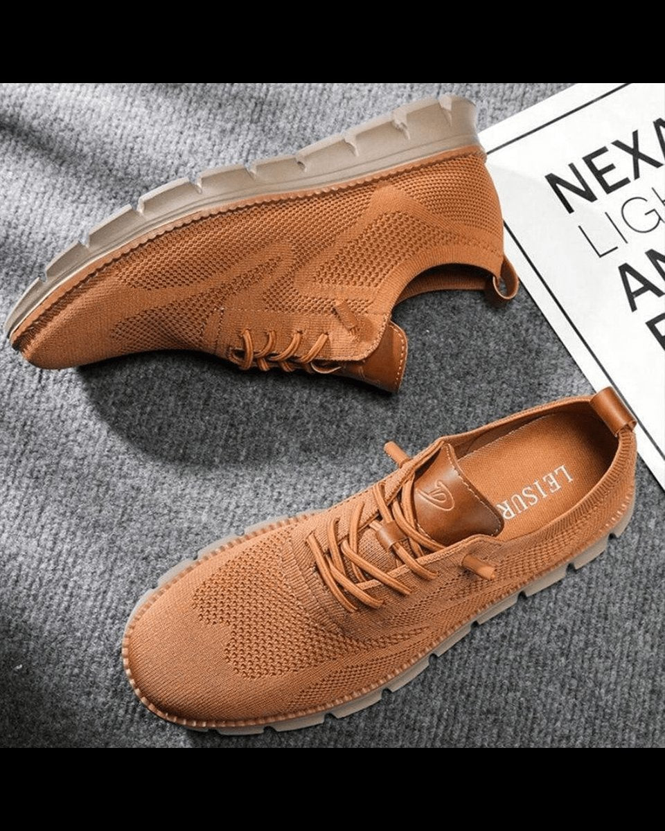 William | Lightweight Knit Lace-Up Sneakers for Men