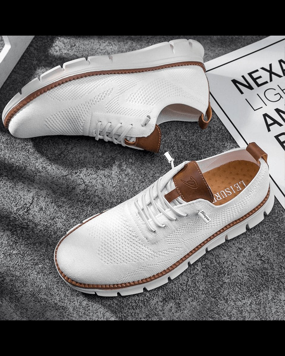 William | Lightweight Knit Lace-Up Sneakers for Men