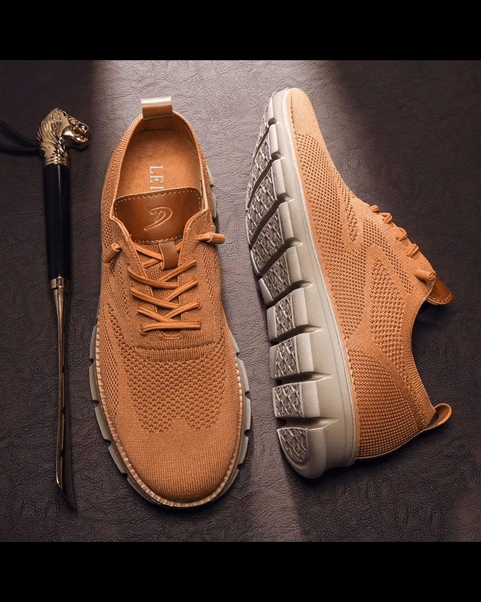 William | Lightweight Knit Lace-Up Sneakers for Men