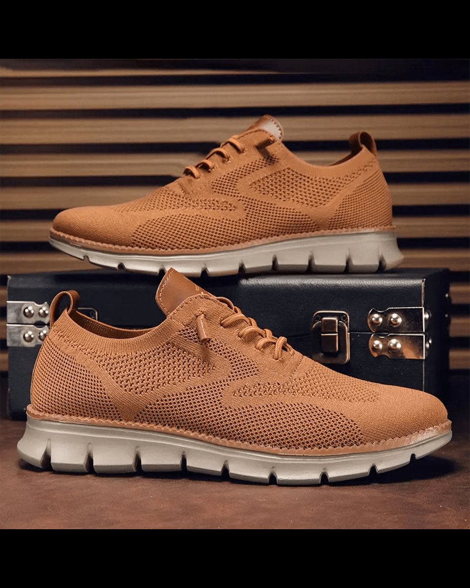 William | Lightweight Knit Lace-Up Sneakers for Men