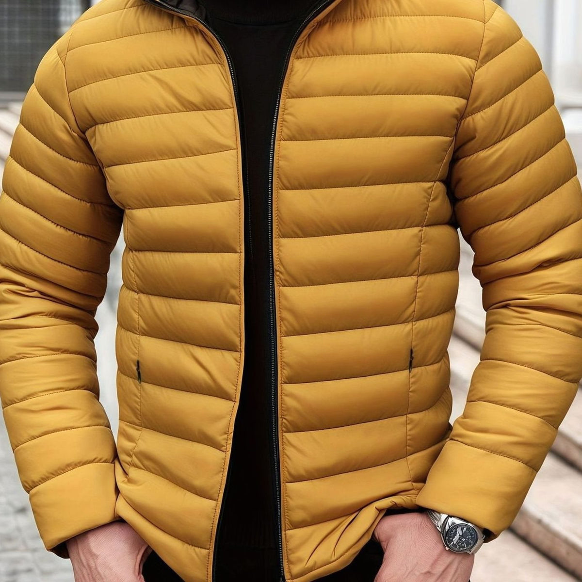 Elijah | Lightweight Packable Quilted Puffer Jacket for Men