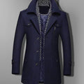 Spencer | Military Double-Breasted Wool-Blend Overcoat for Men 2