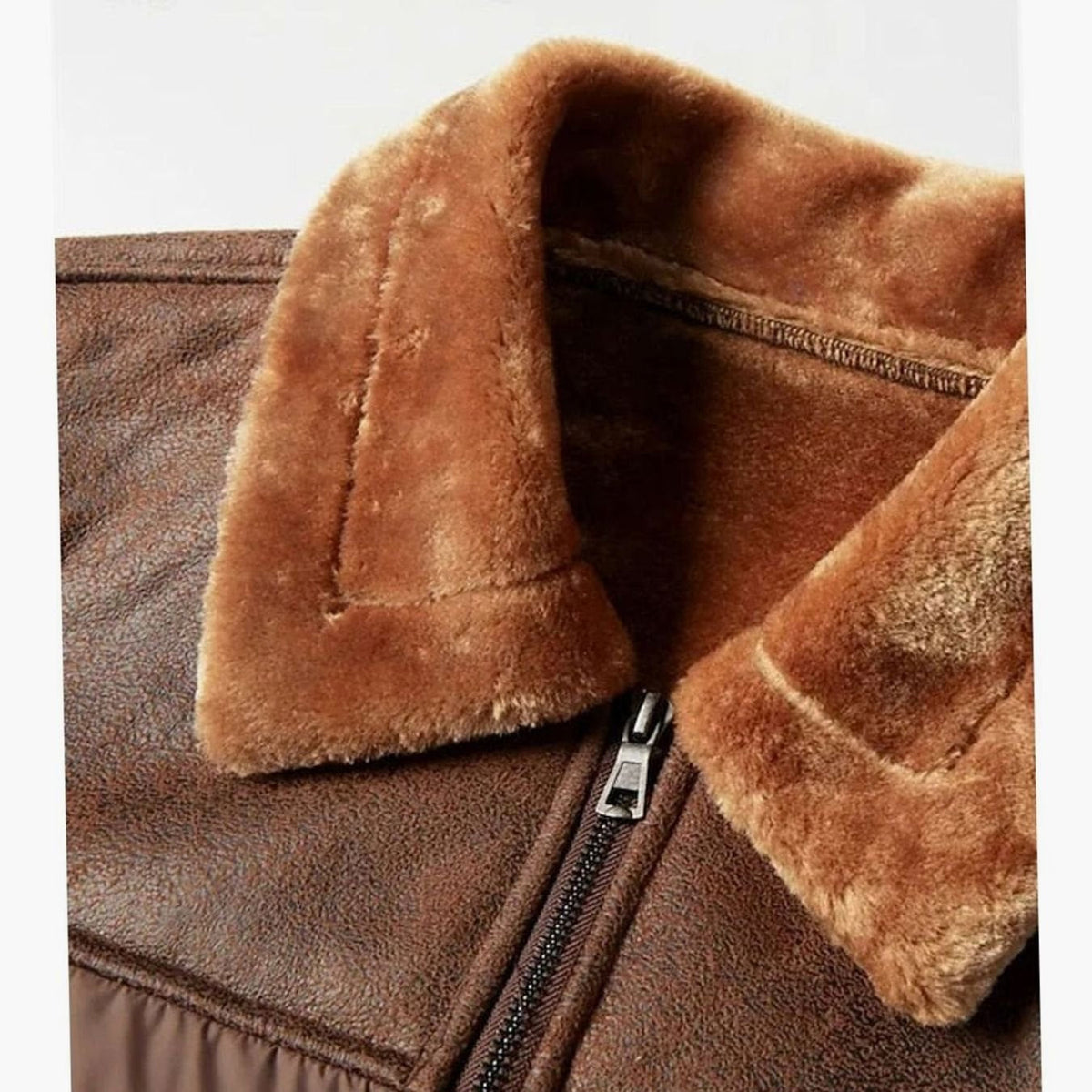 Caleb | Faux Leather Sleeve Quilted Puffer Jacket for Men
