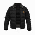 Caleb | Faux Leather Sleeve Quilted Puffer Jacket for Men 6