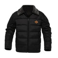 Caleb | Faux Leather Sleeve Quilted Puffer Jacket for Men 7