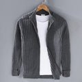 Samuel | Ribbed Knit Full-Zip Cardigan for Men 5