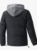 Jonas | Hooded Quilted Puffer Jacket with Sherpa Hood for Men 3