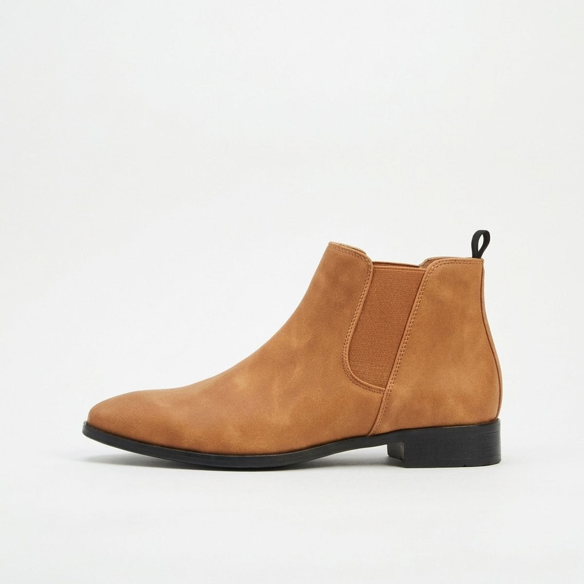 Men's Chelsea Boots, Smooth Pull-On Elastic Side