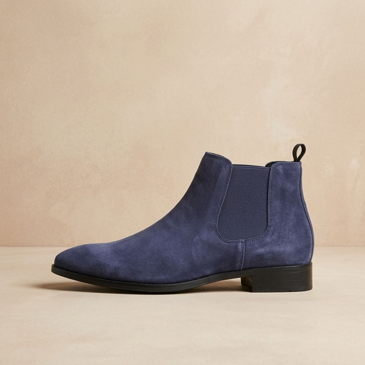 Men's Chelsea Boots, Smooth Pull-On Elastic Side
