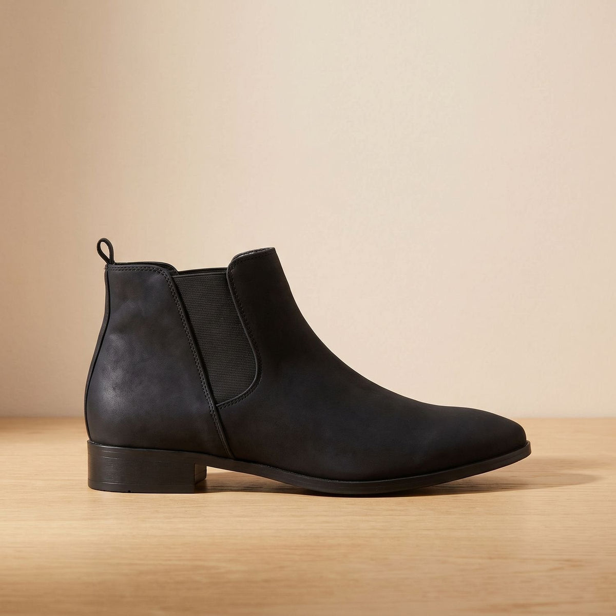 Men's Chelsea Boots, Smooth Pull-On Elastic Side