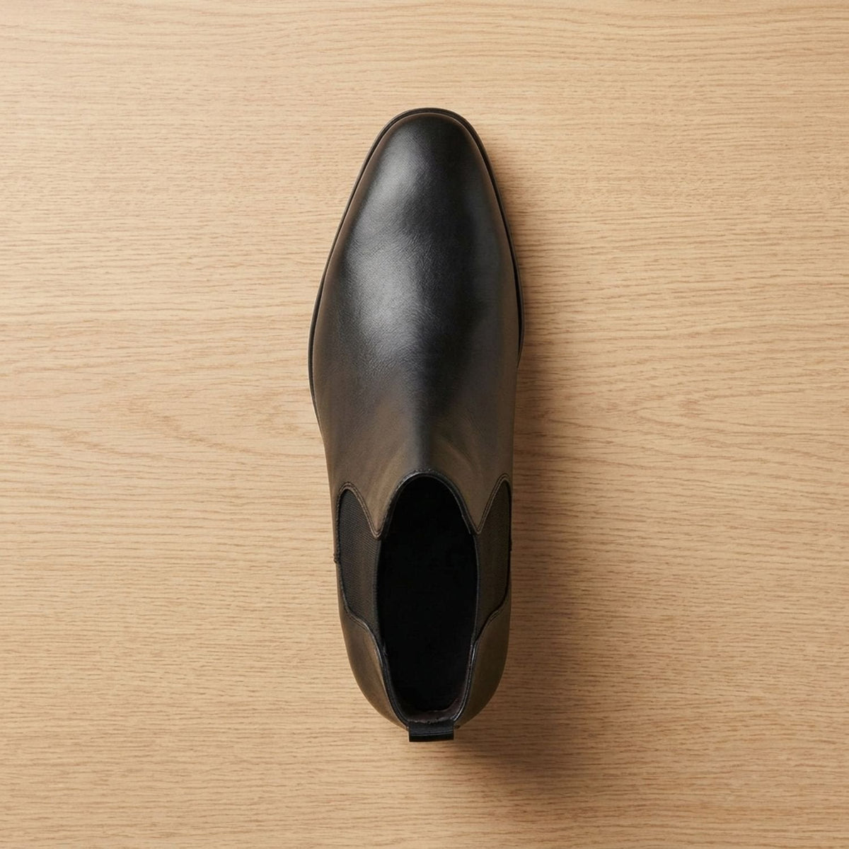 Men's Chelsea Boots, Smooth Pull-On Elastic Side