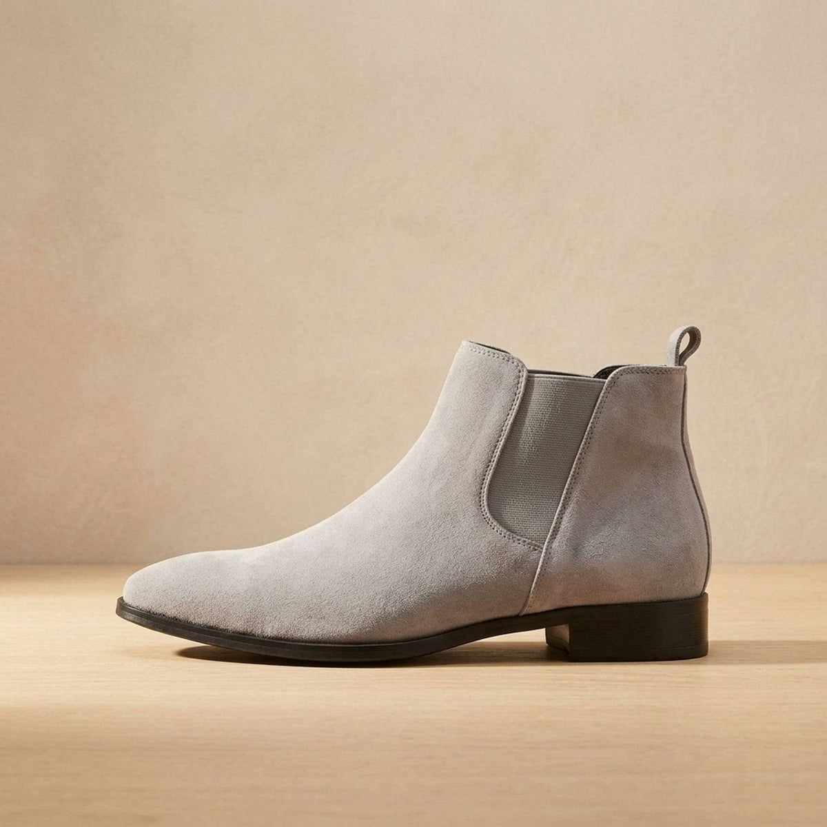 Men's Chelsea Boots, Smooth Pull-On Elastic Side