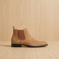 Men's Chelsea Boots, Smooth Pull-On Elastic Side 8