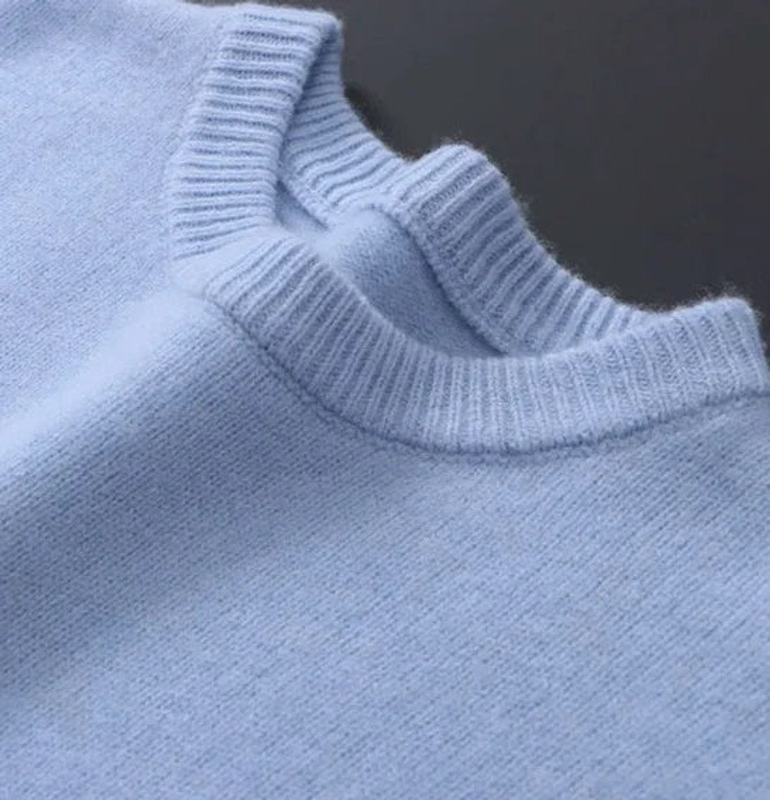 Owen | Soft Mohair-Blend Crewneck Sweater for Men