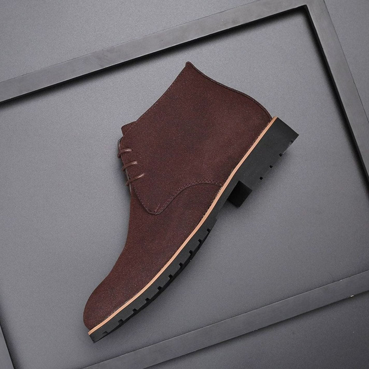 Isaac | Suede Lace-Up Chukka Ankle Boots for Men