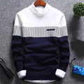 Rowan | Bold Men's Striped Color Block Sweater 3