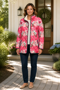 Wearbella | Floral Print Quilted Puffer Jacket for Women 4