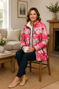 Wearbella | Floral Print Quilted Puffer Jacket for Women 6