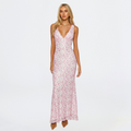 Women's Floral Wedding Guest Dress Midi Formal 1