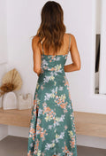 Women's Printed Maxi Dress Wedding Guest Formal 3