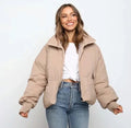 Sien | High-Neck Zip-Up Puffer Jacket for Women 2