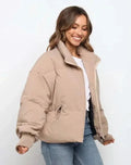 Sien | High-Neck Zip-Up Puffer Jacket for Women 3