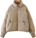 Sien | High-Neck Zip-Up Puffer Jacket for Women 4