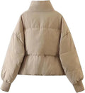 Sien | High-Neck Zip-Up Puffer Jacket for Women 5