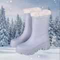 Fur Lined Lug Sole Snow Boots for Women 1