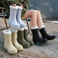 Fur Lined Lug Sole Snow Boots for Women 2