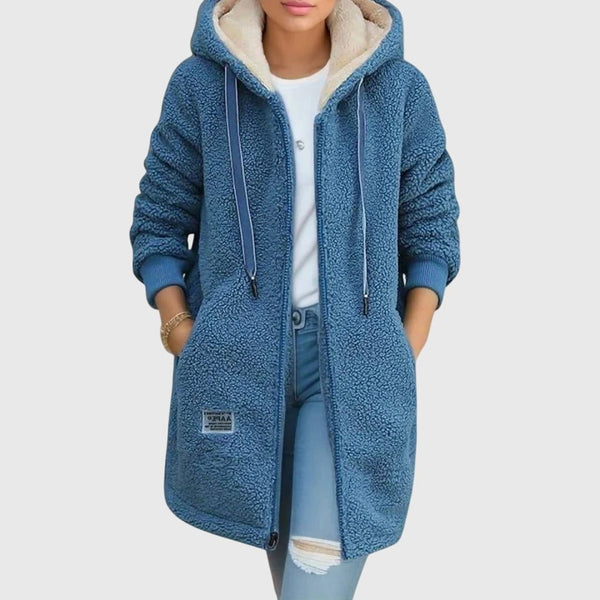 Sophie | Hooded Fleece Jacket for Women