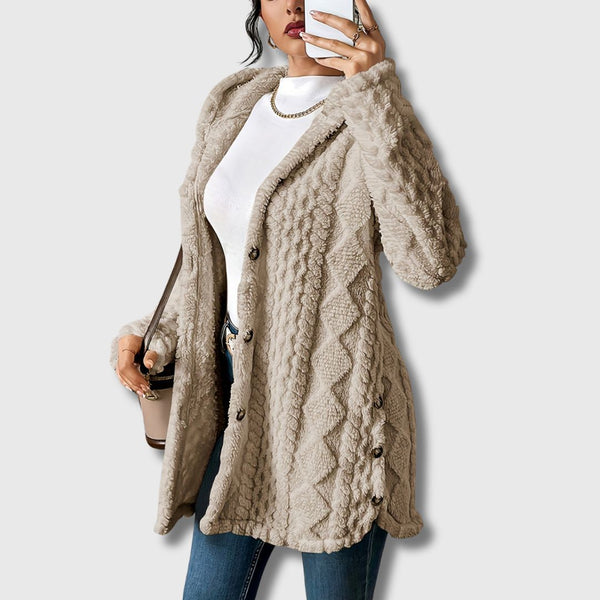 Ottilie | Hooded Tailored Coat for Women