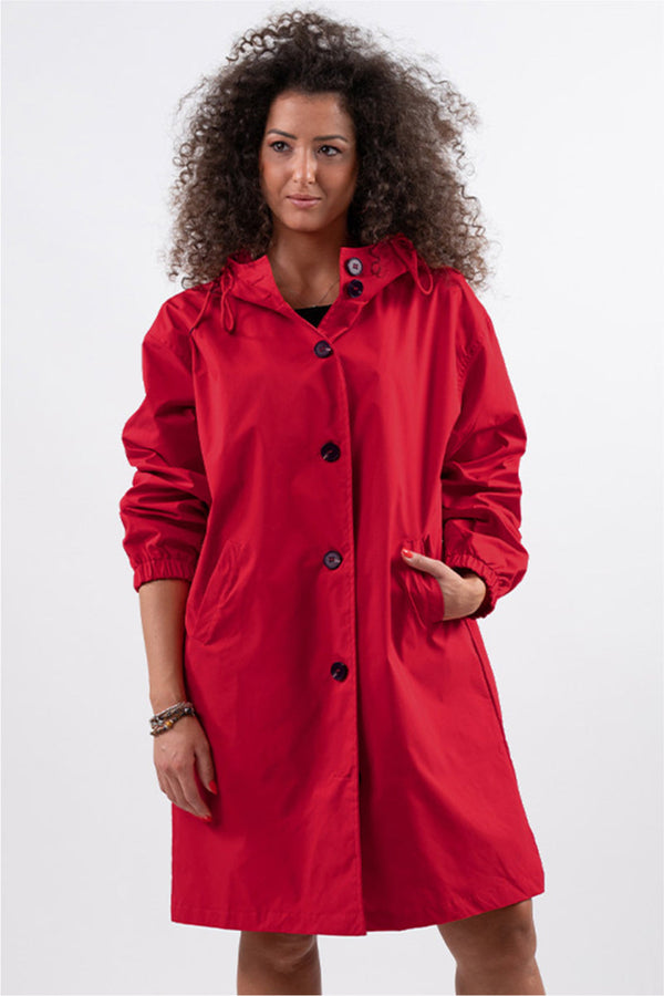 Barbara | Oversized Water-Resistant Windbreaker for Women