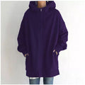 Odette | Trendy Women's Fleece Hoodie Sweater 6