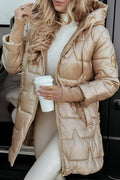 Thyra | Hooded Quilted Puffer Jacket for Women 3