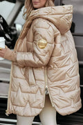 Thyra | Hooded Quilted Puffer Jacket for Women 4