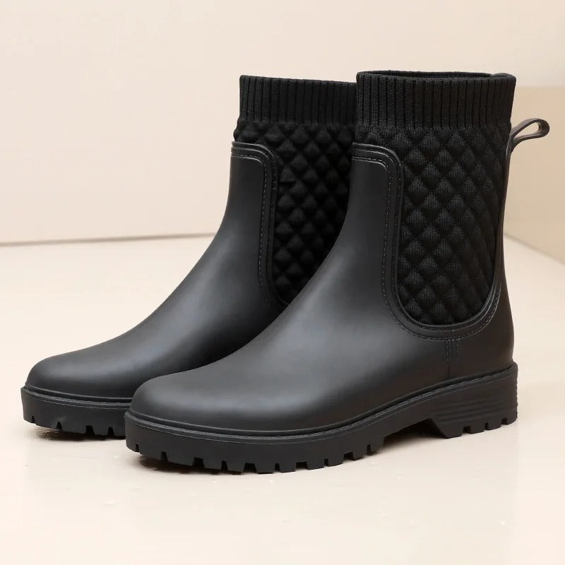 Livia | Cushioned Waterproof Rain Boots