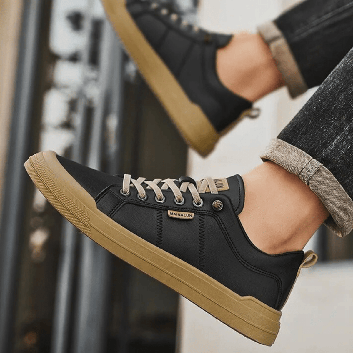 Raymond | Smooth Cushioned Everyday Sneakers for Men
