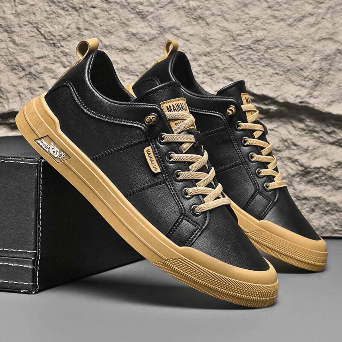 Raymond | Smooth Cushioned Everyday Sneakers for Men