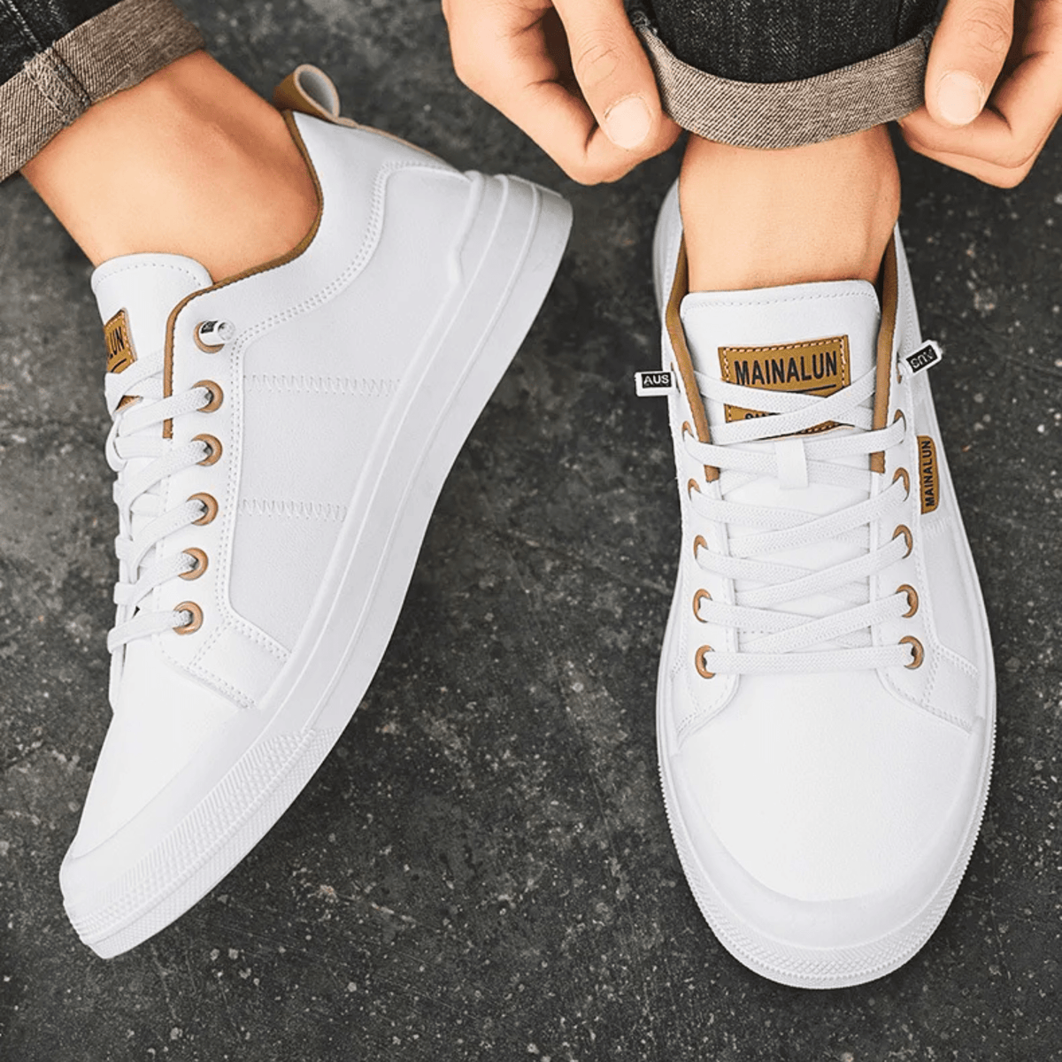 Raymond | Smooth Cushioned Everyday Sneakers for Men