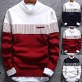 Rowan | Bold Men's Striped Color Block Sweater 4