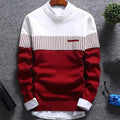 Rowan | Bold Men's Striped Color Block Sweater 2